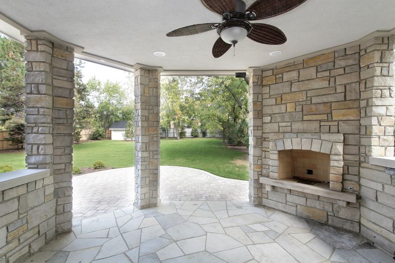 Stone Fireplace
