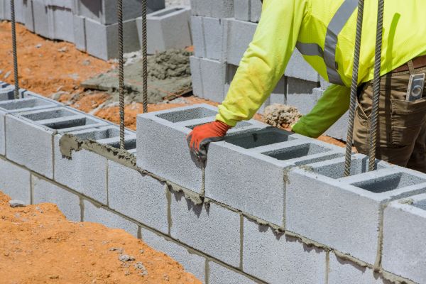 Concrete Blocks Installation in Crystal Lake