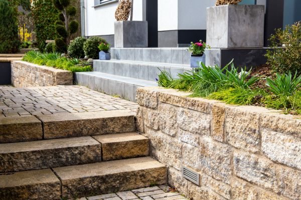 Stone Step Replacement in Crystal Lake