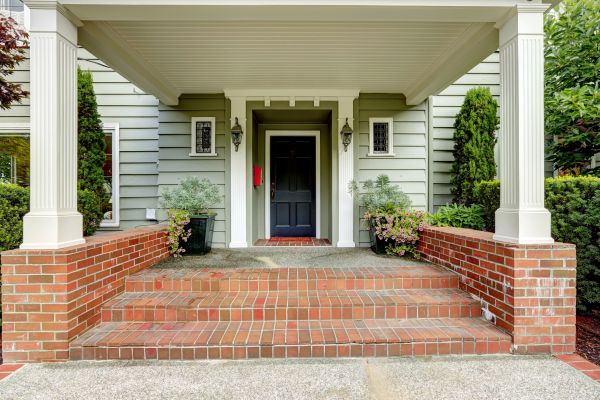 Front Porch Masonry Repair in Crystal Lake